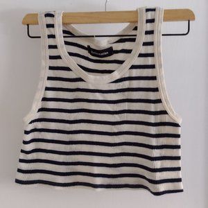 Vintage Striped Cropped Tank - Reformation